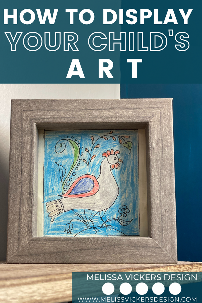 How to Display Your Child's Art