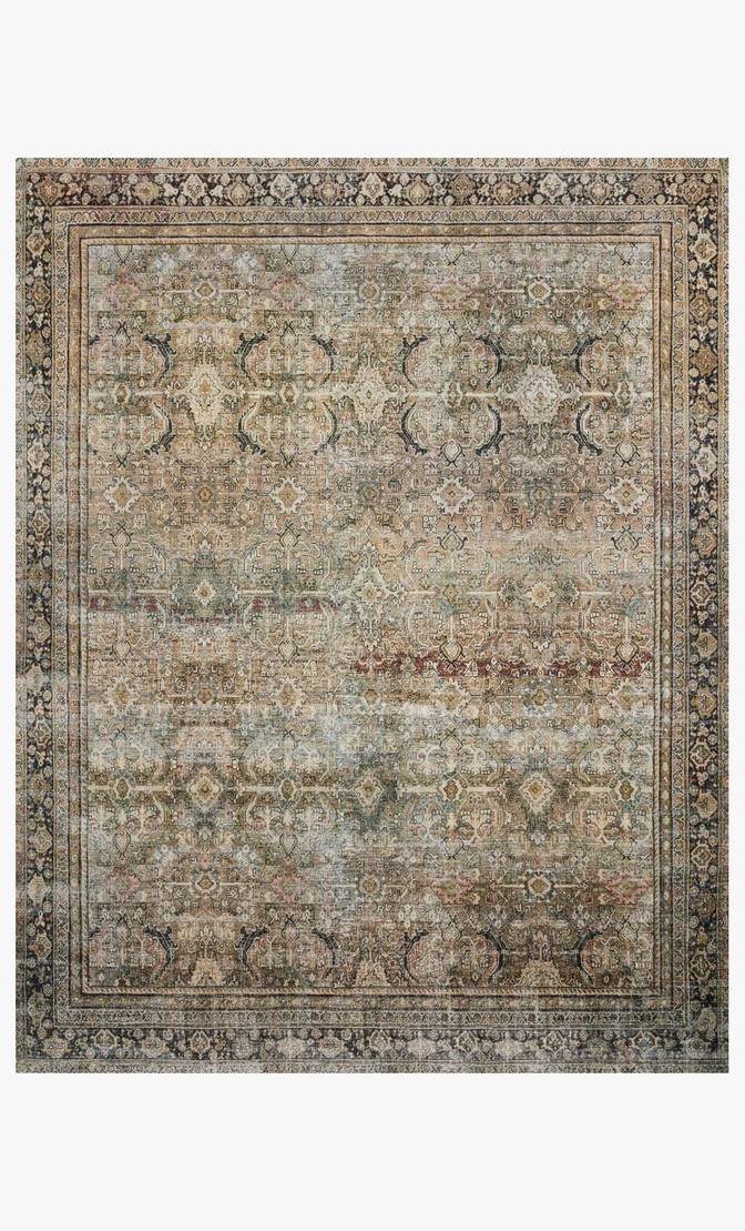 Loloi II Layla Lay 03 Olive Charcoal Rug