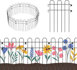 Removable fencing for raised beds