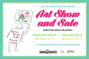 Senior Services 11th Annual Art Show and Sale - Melissa Vickers Design
