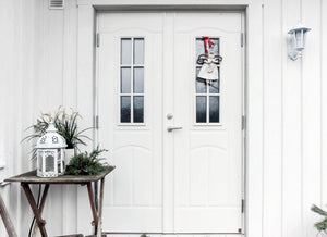 Fresh, Fun Front Door Colors for White Houses - Melissa Vickers Design