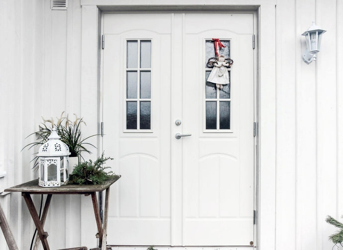 Fresh, Fun Front Door Colors for White Houses